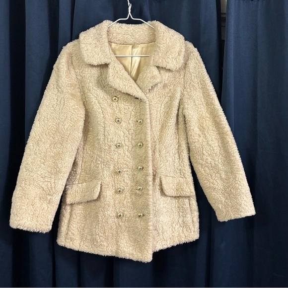 Jackets & Blazers - Clinard’s Goldsboro Elegant Cream Double-Breasted Women's Coat